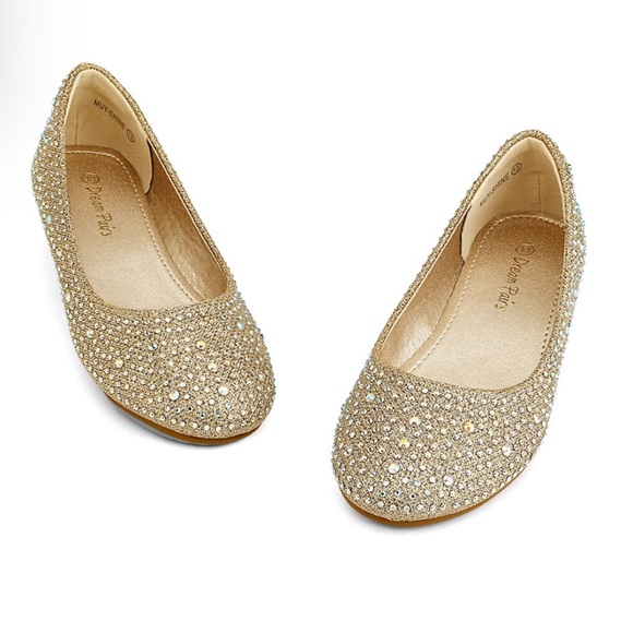 DREAM PAIRS Girls Dress Shoes Slip on Party Ballerina Flats - Picture 10 of 13